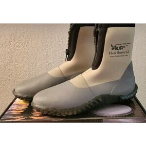 Foreverlast Reef Flats Boots G2 Ray Guard Mens Sz. 7 Gray/Black Zip Up NIB